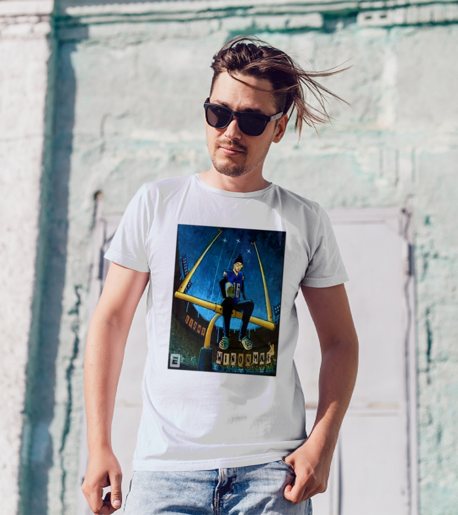 Lions QB Jared Goff Celebrates Monday Night Victory Over Seahawks T-Shirt
