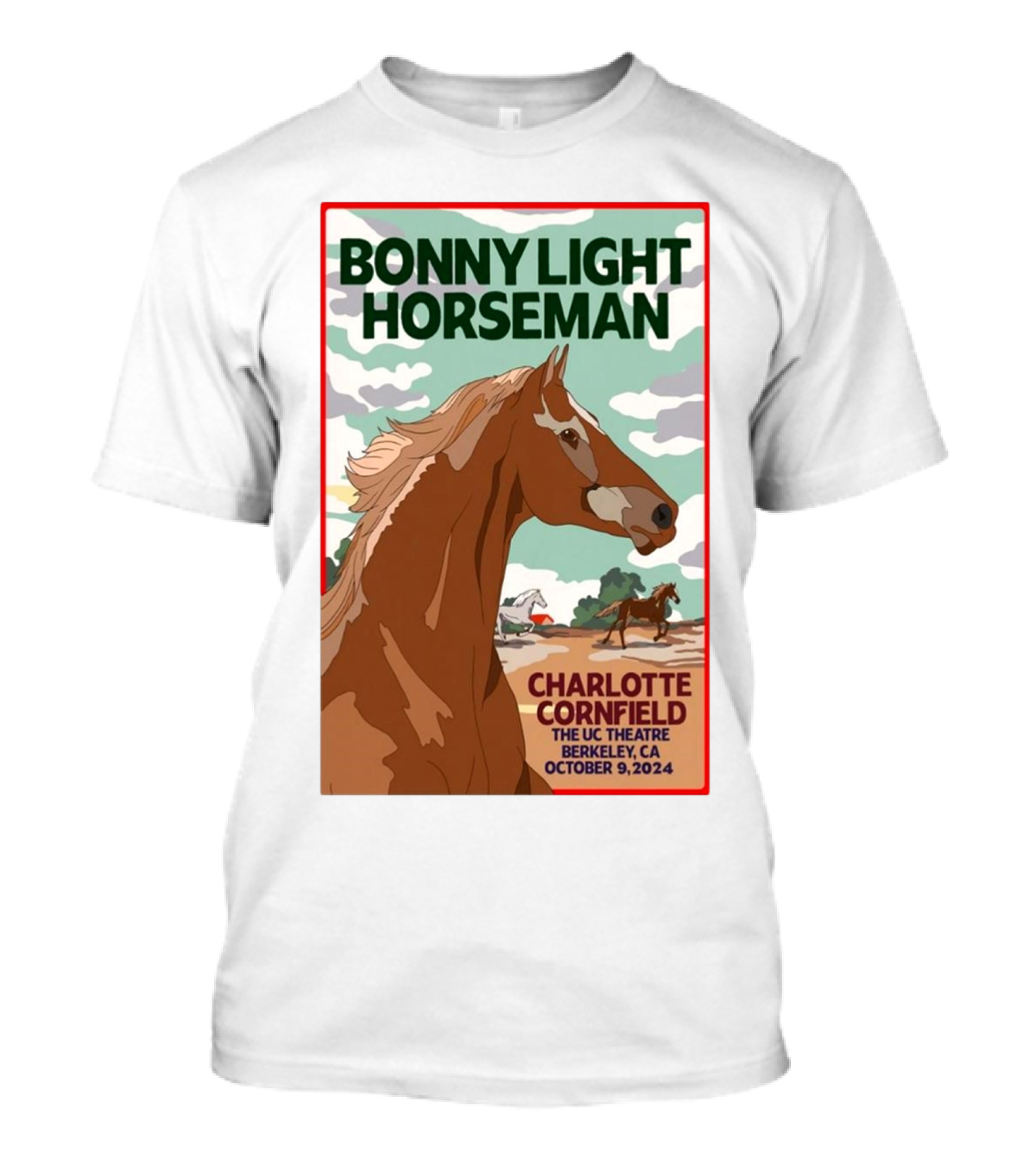 Bonny Light Horseman Charlotte Cornfield The UC Theatre Berkeley CA October 9 T-Shirt