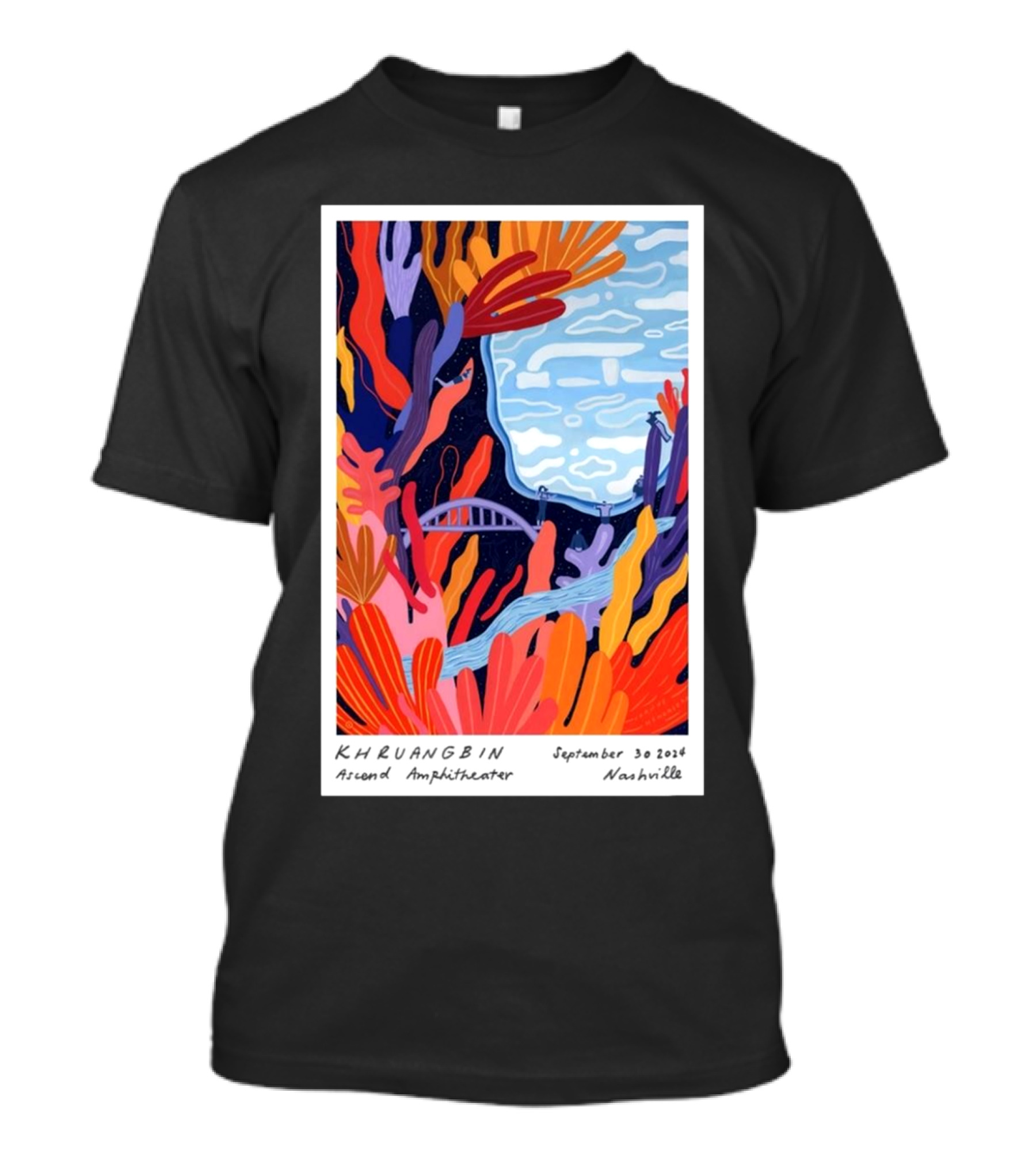 Khruangbin Ascend Amphitheater September 30 2024 Nashville T-Shirt