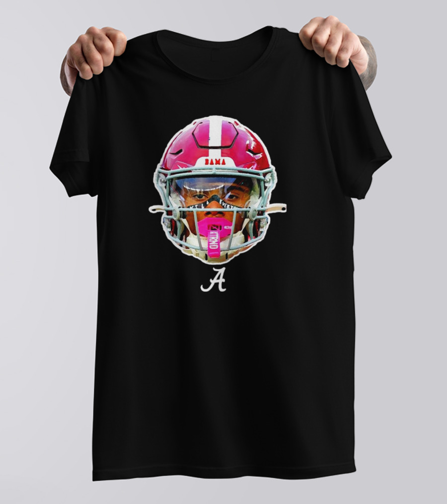Ryan Williams Alabama Crimson Tide Bama Helmet A T-Shirt