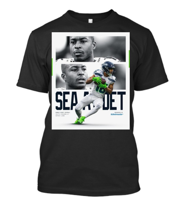 Sea At Det Monday Night Football Seattle Seahawks At Detroit Lions Presented By Ticketmaster T-Shirt