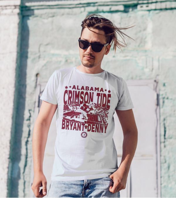 Alabama Crimson Tide Bryant Denny Stadium Vintage Football Gameday T-Shirt