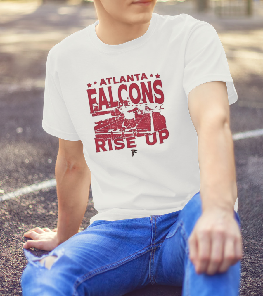 Atlanta Falcons Rise Up Vintage Stadium Gameday T-Shirt
