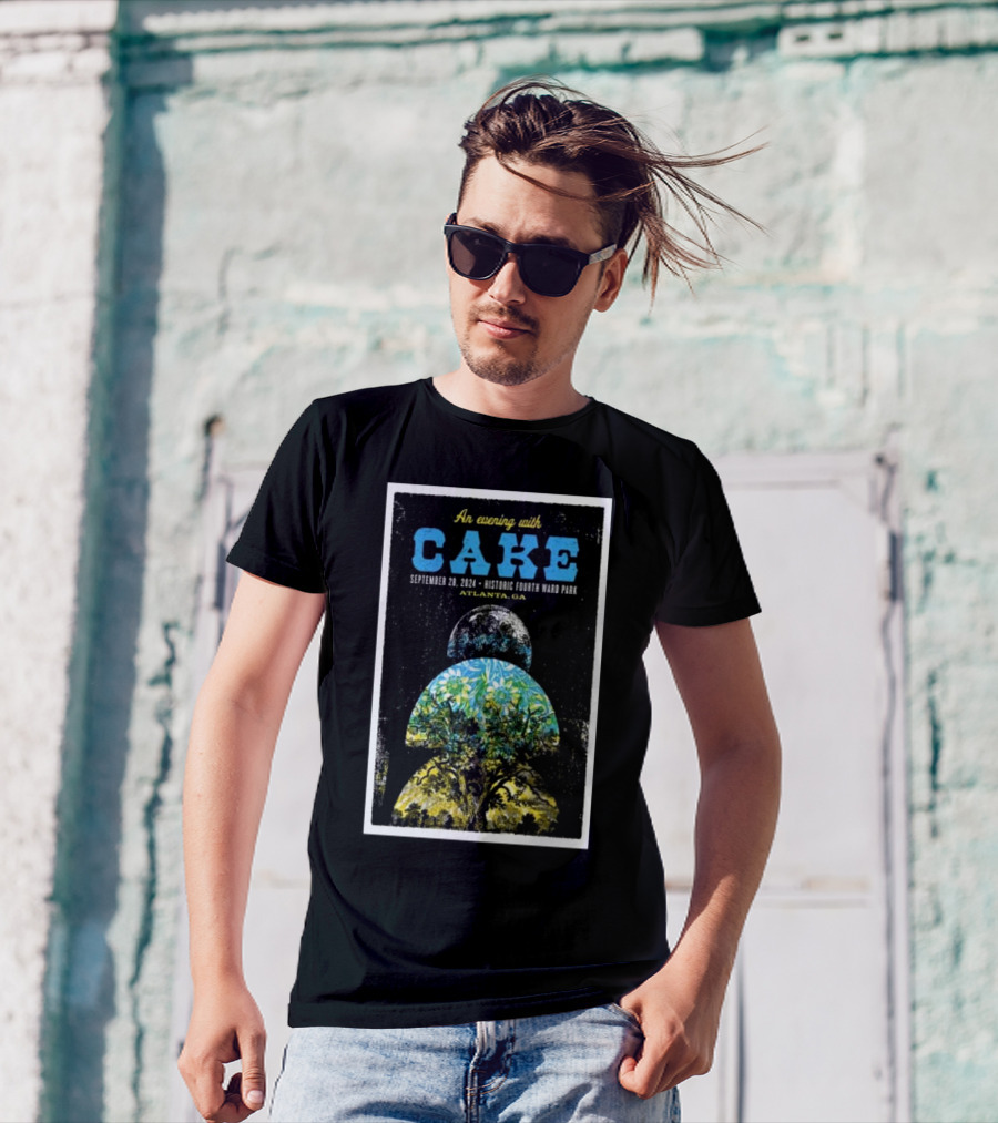 An Evening With Cake September 28, 2024 Historic Fourth Ward Park Atlanta GA T-Shirt
