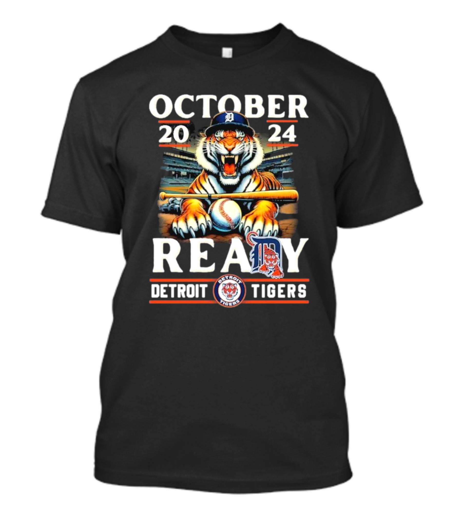 October 2024 Detroit Tigers Ready Mascot T-Shirt