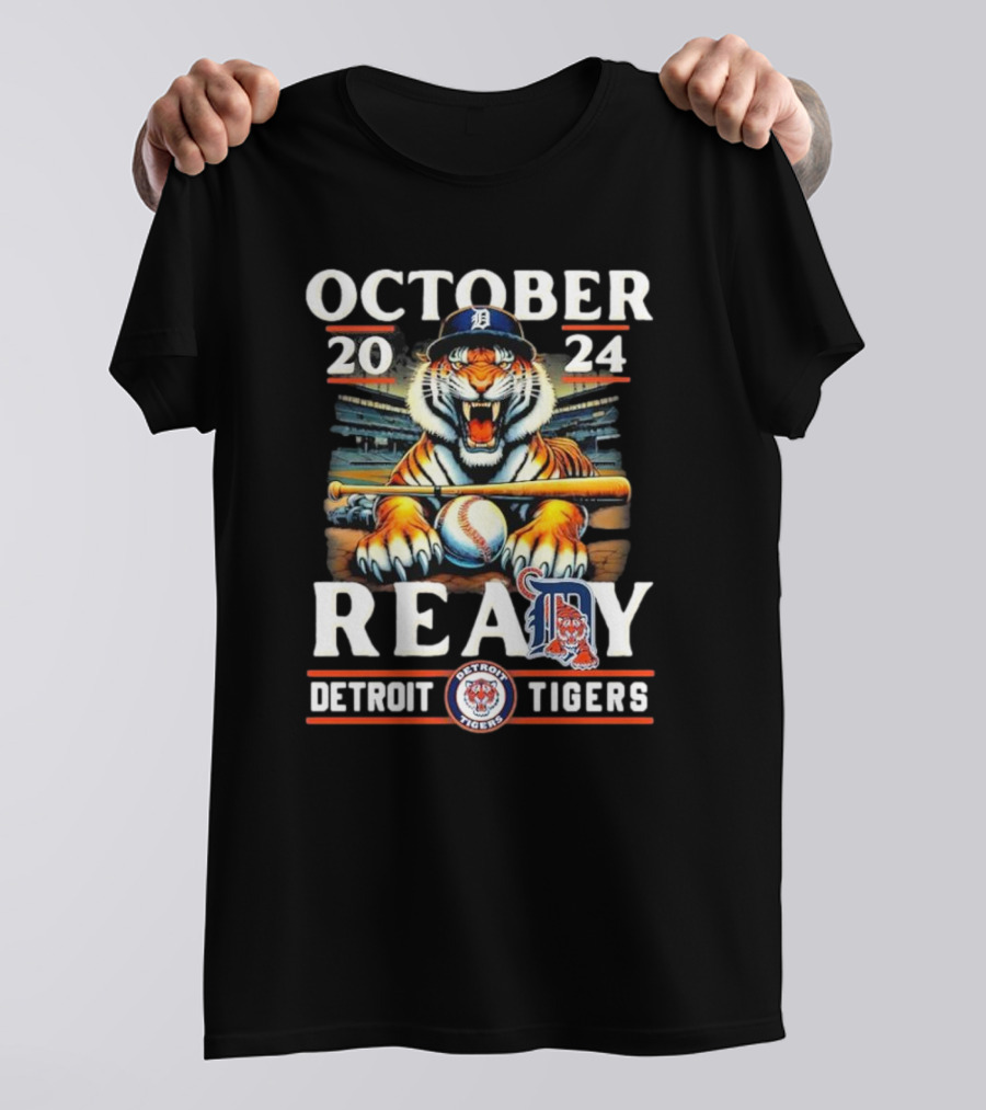 October 2024 Detroit Tigers Ready Mascot T-Shirt