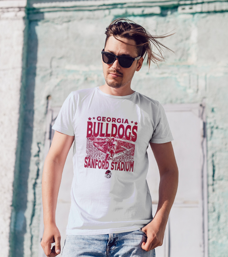 Georgia Bulldogs Sanford Stadium Vintage Gameday T-Shirt