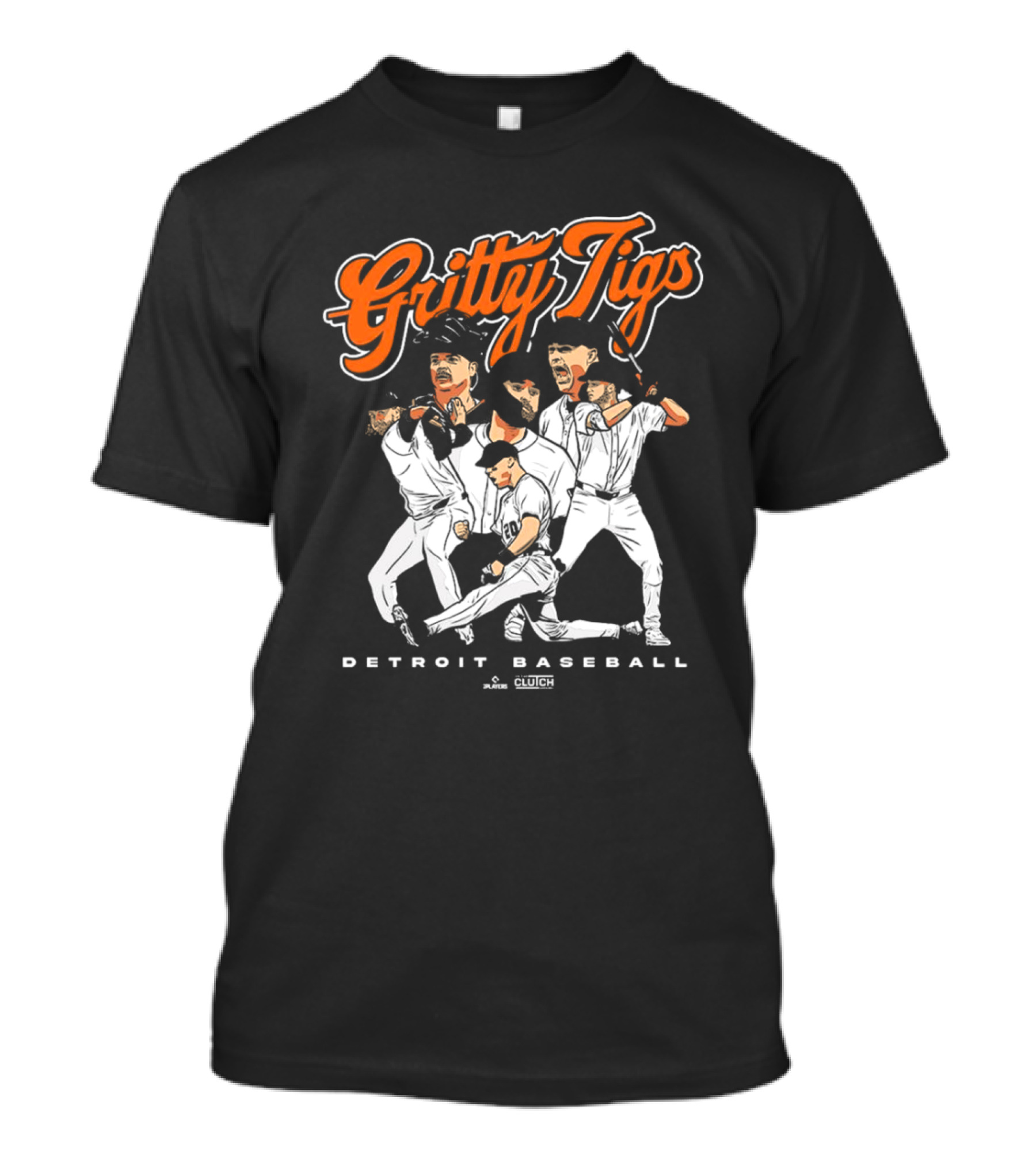 Gritty Tigs Detroit Baseball MLB 2024 Painting T-Shirt