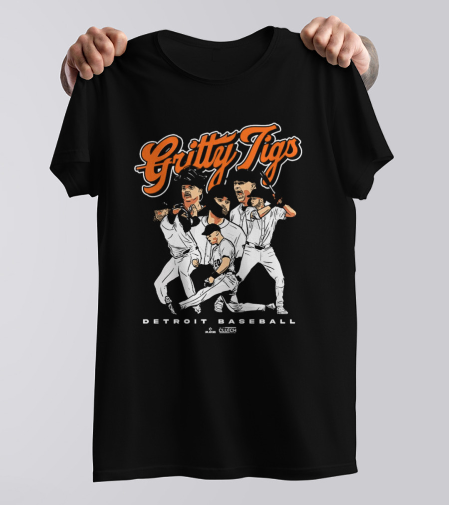 Gritty Tigs Detroit Baseball MLB 2024 Painting T-Shirt