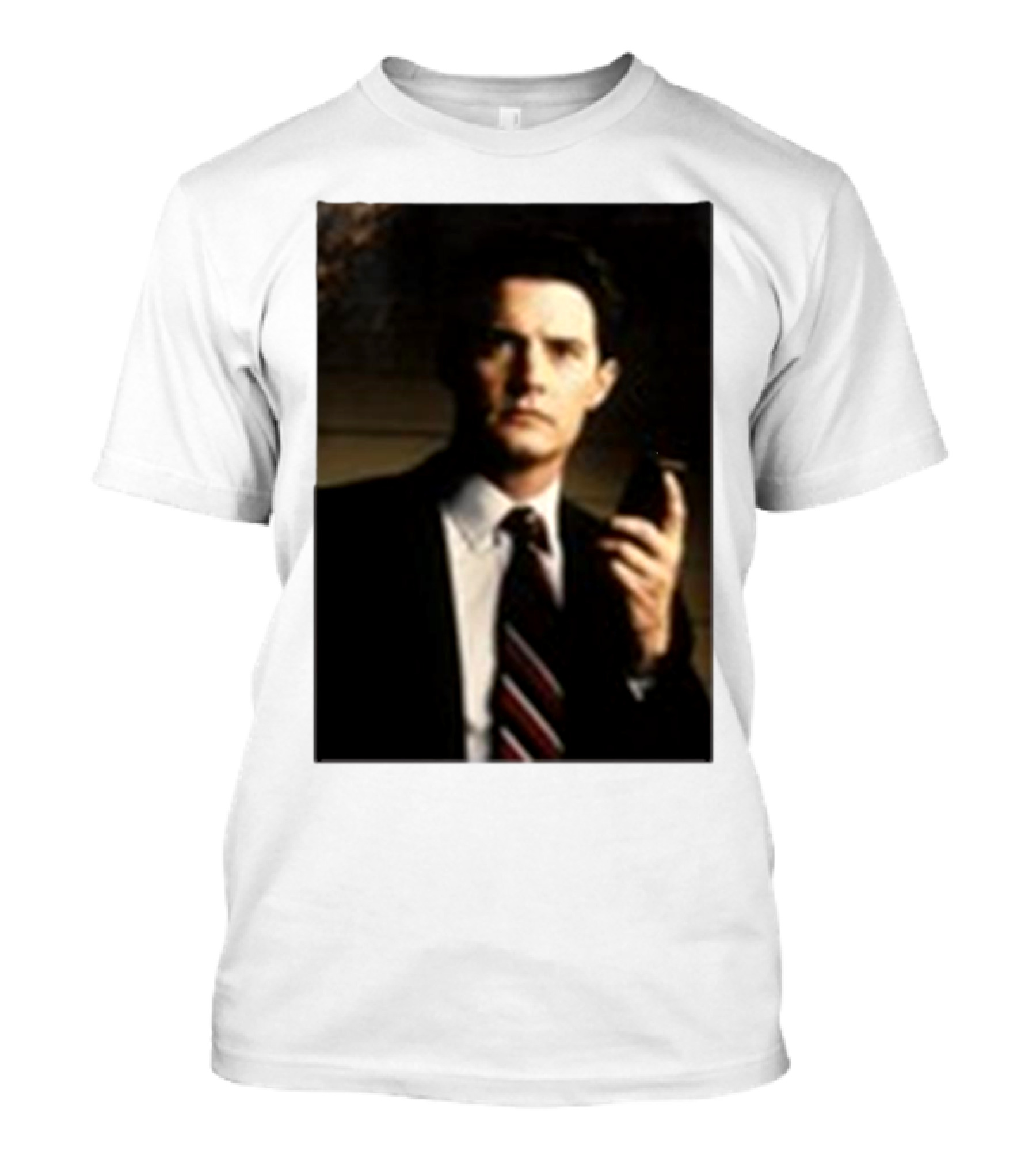 Hideo Kojima Wearing Twin Peaks Dale Cooper Iconic FBI Agent T-Shirt