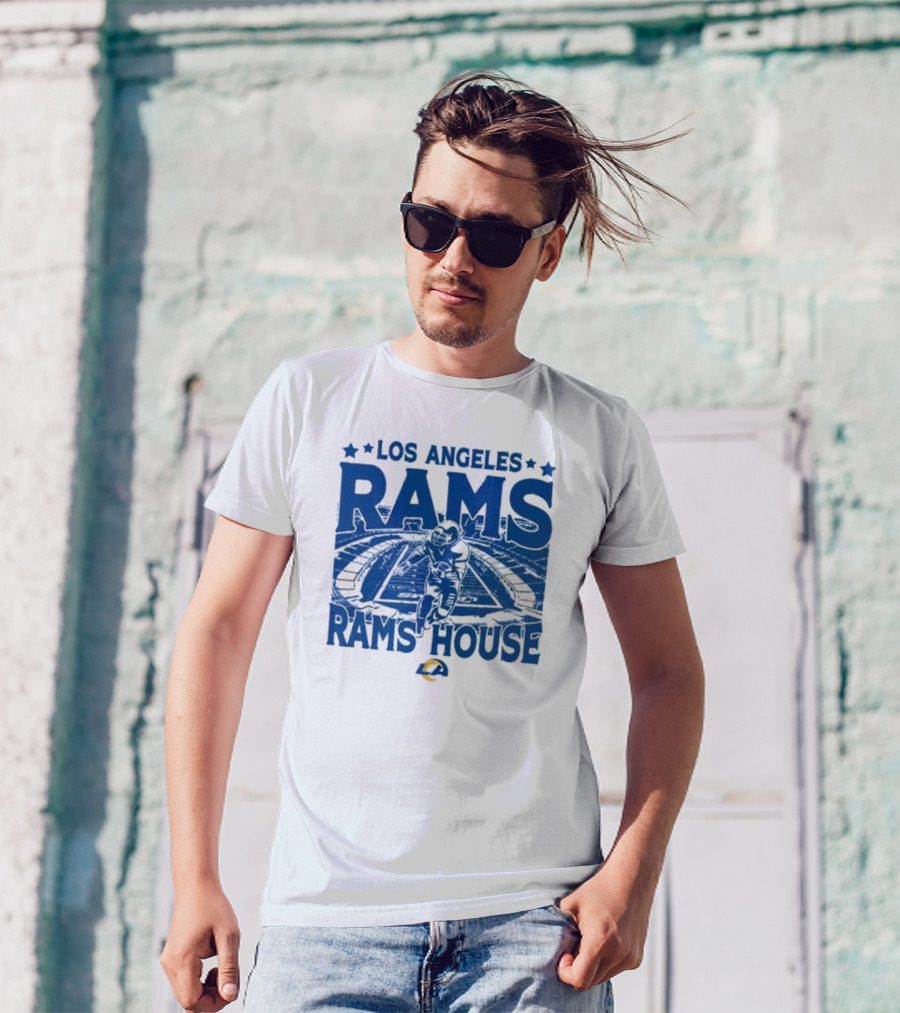 Los Angeles Rams Rams House Vintage Stadium Gameday T-Shirt