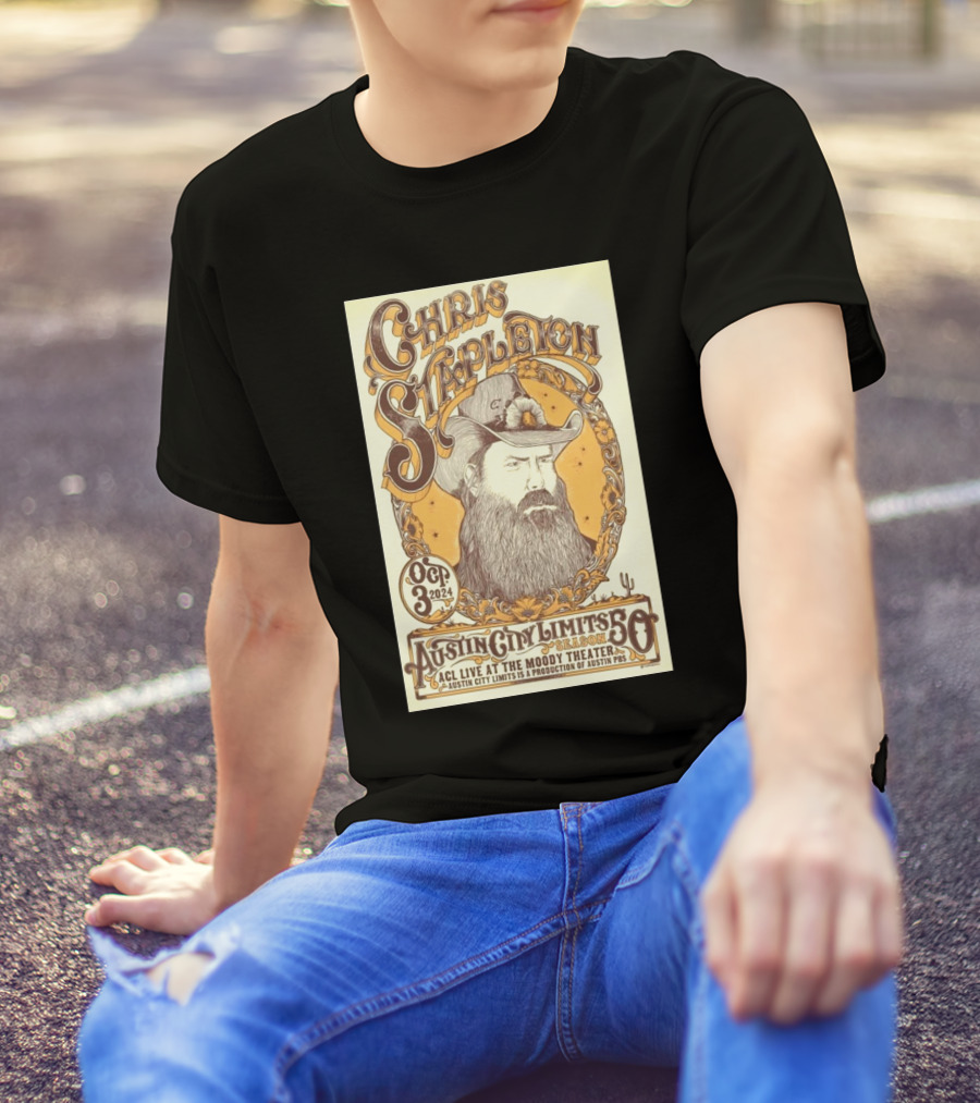 Chris Stapleton Live At Austin City Limits ACL Moody Theater October 3 T-Shirt