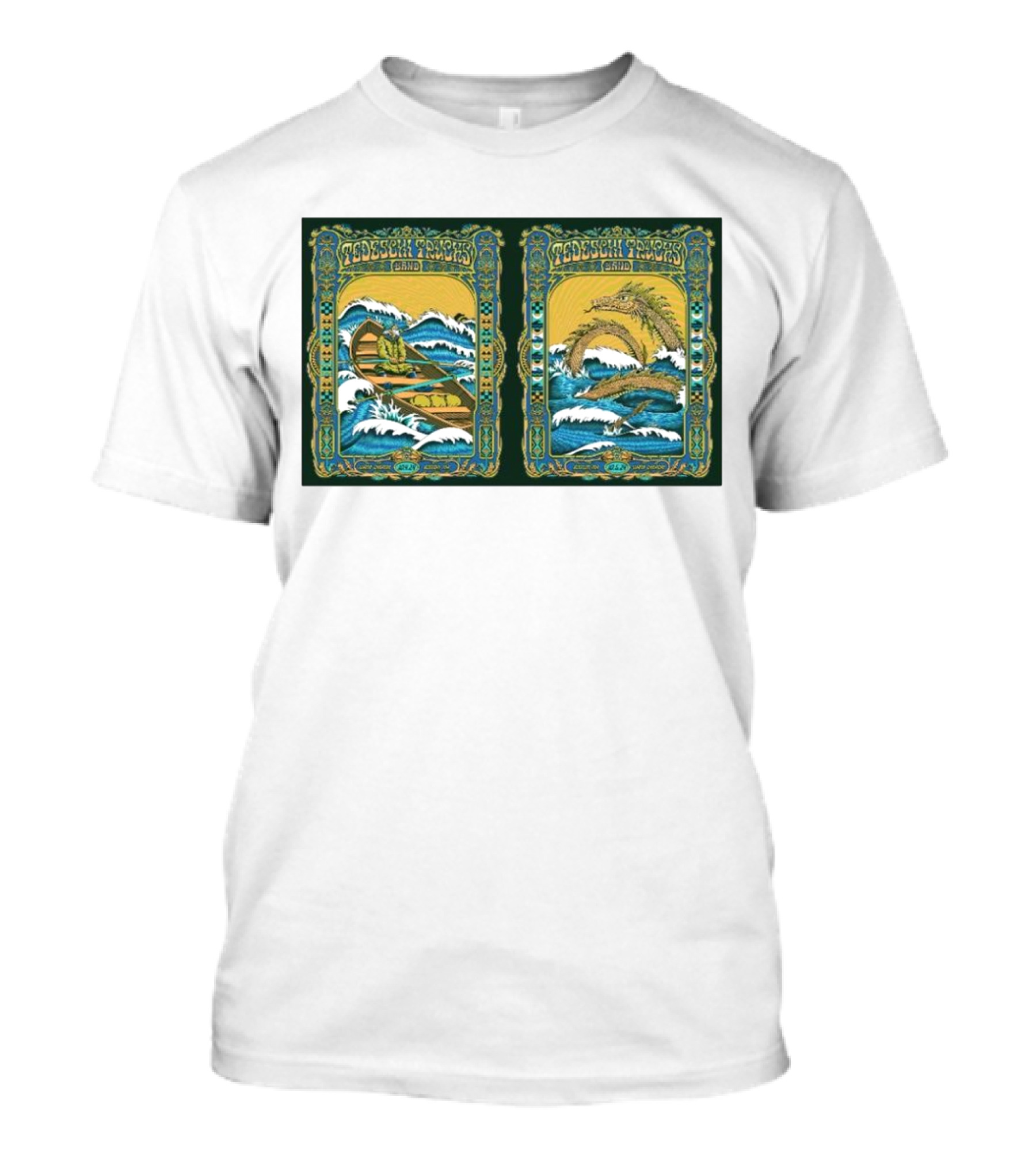 Tedeschi Trucks Band Boston Tour October 4-5, 2024 With Dragon And Canoe T-Shirt