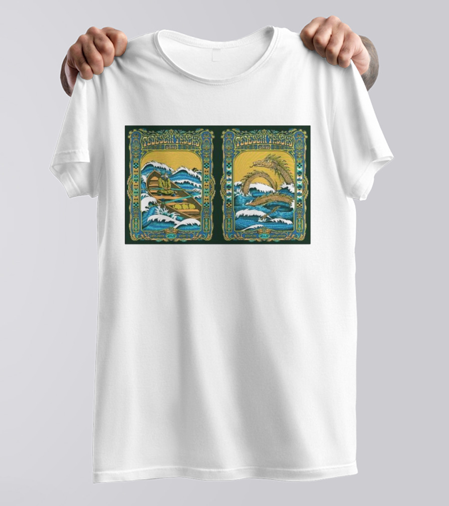 Tedeschi Trucks Band Boston Tour October 4-5, 2024 With Dragon And Canoe T-Shirt
