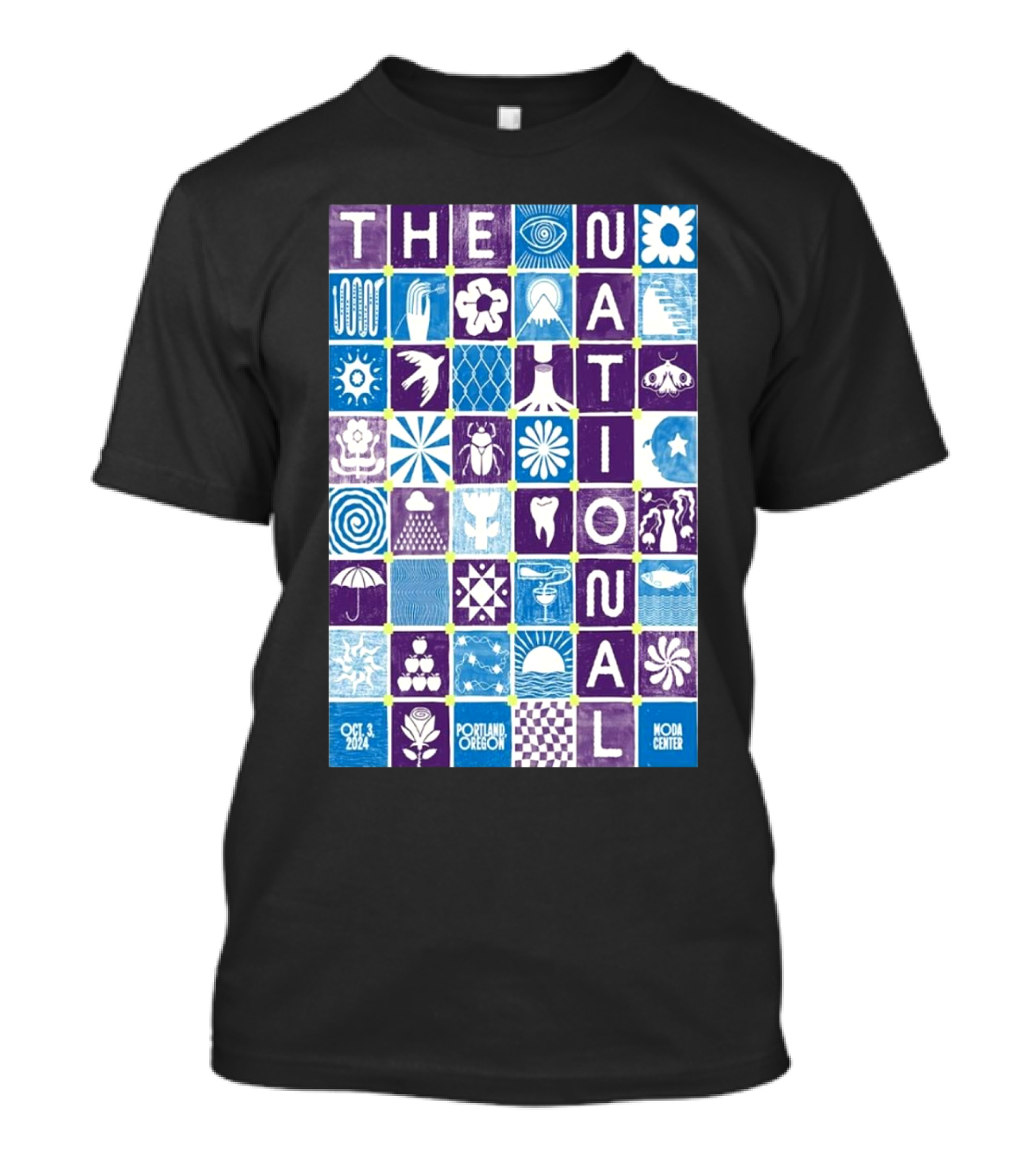 The National Portland Oregon Moda Center October 3-2024 Tour T-Shirt
