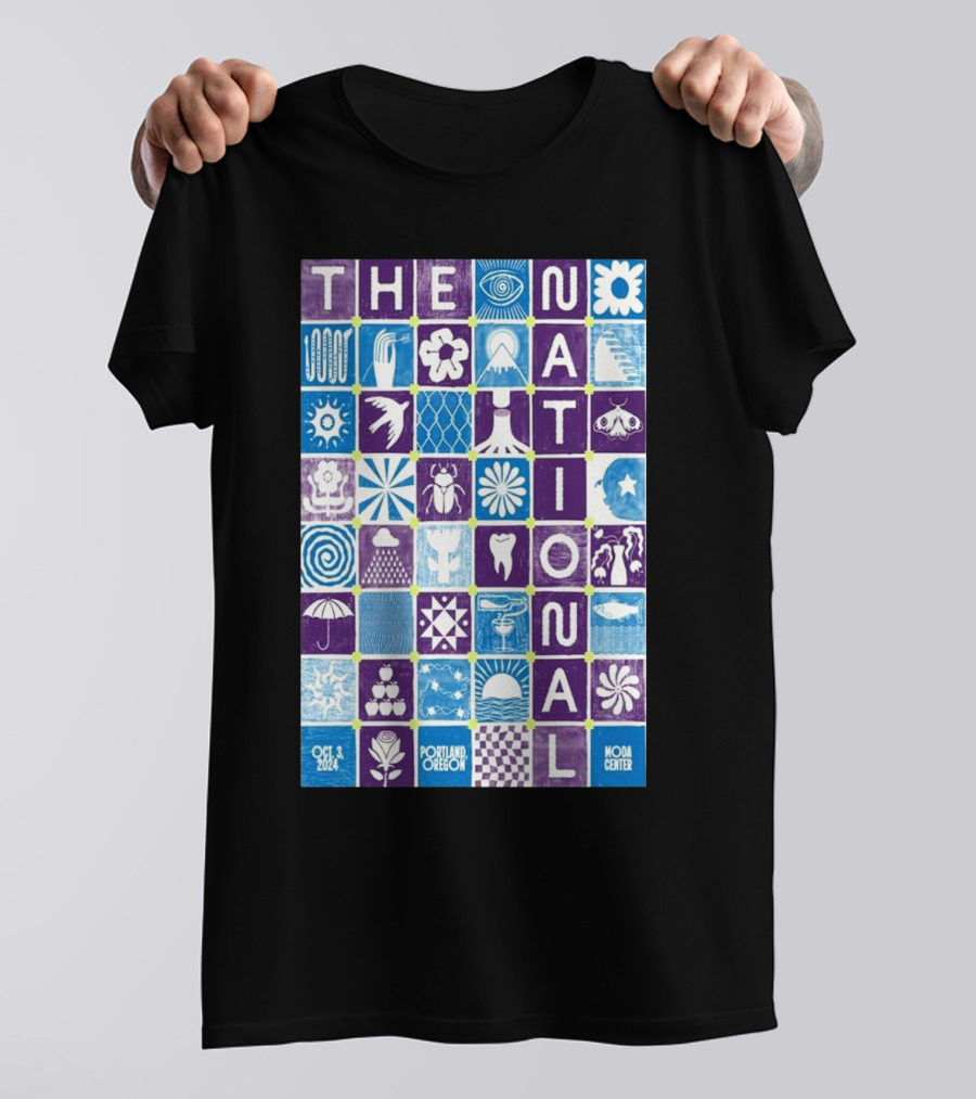 The National Portland Oregon Moda Center October 3-2024 Tour T-Shirt