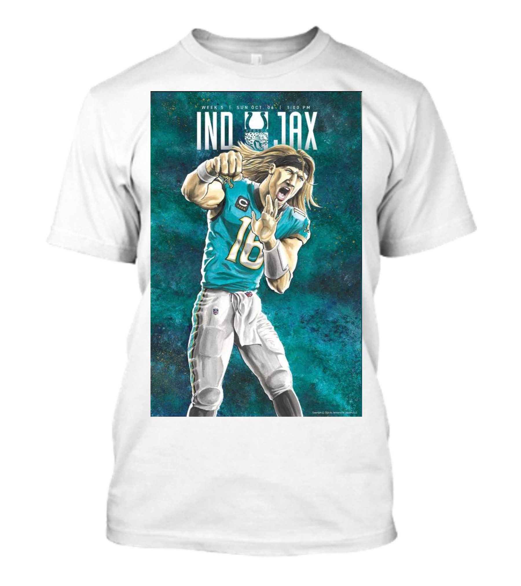 WEEK 5 SUN OCT 6 2024 IND JAX T-Shirt