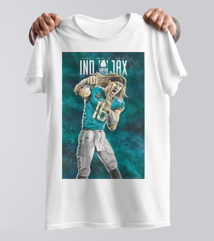 WEEK 5 SUN OCT 6 2024 IND JAX T-Shirt