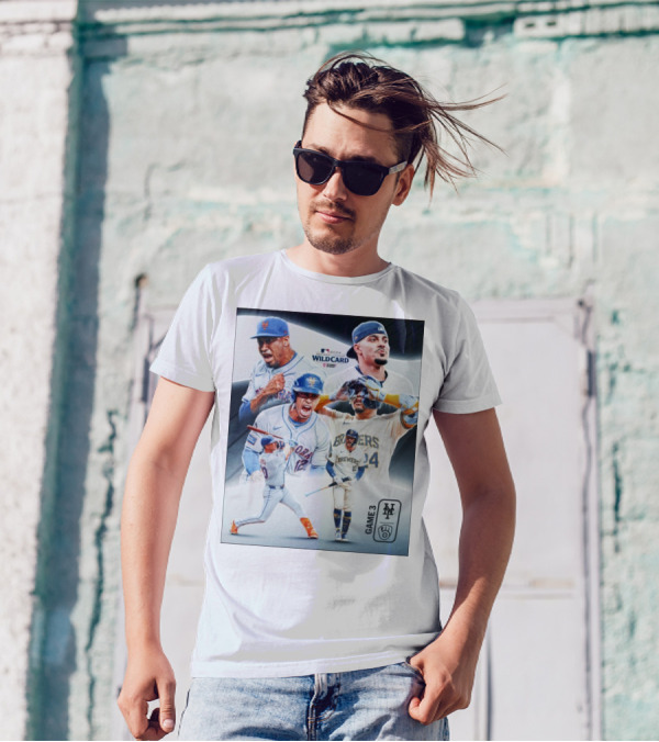 MLB 2024 National League Wild Card Game 3 New York Mets Vs Milwaukee Brewers Win And Advance T-Shirt