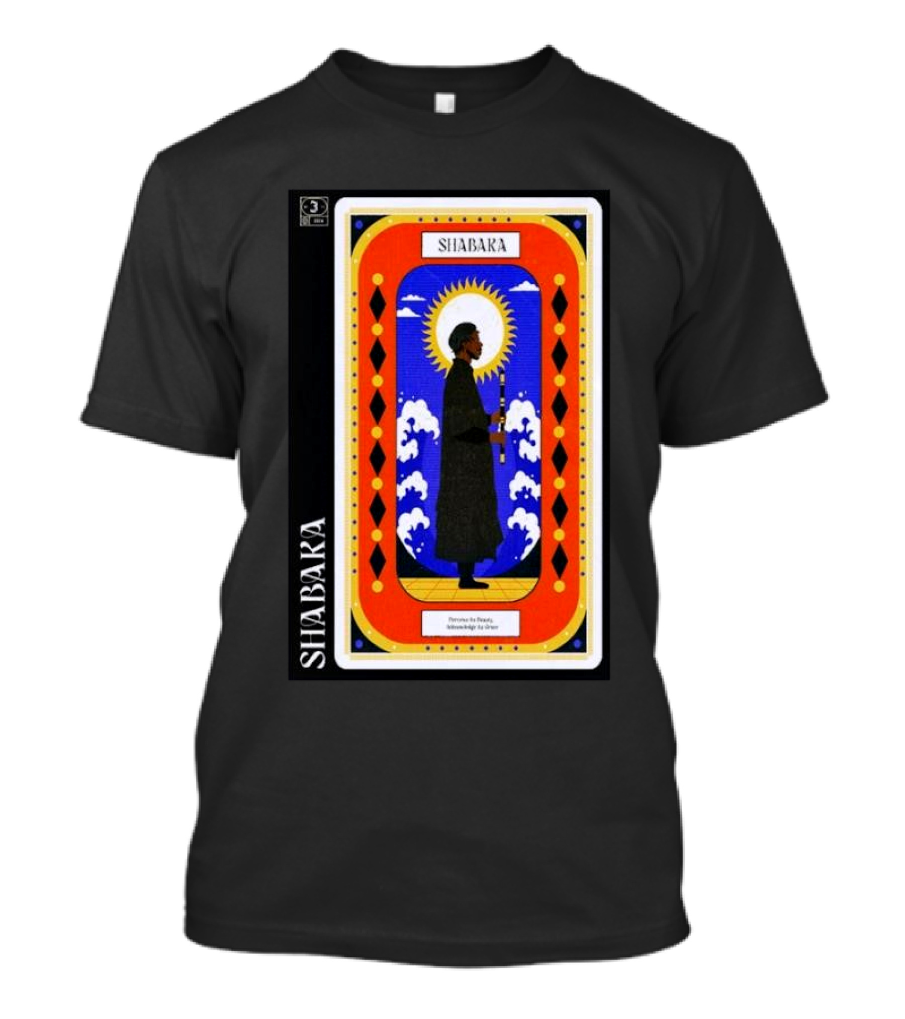 Shabaka Nov 7 2024 Warszawa Poland Tour Tarot-Inspired T-Shirt