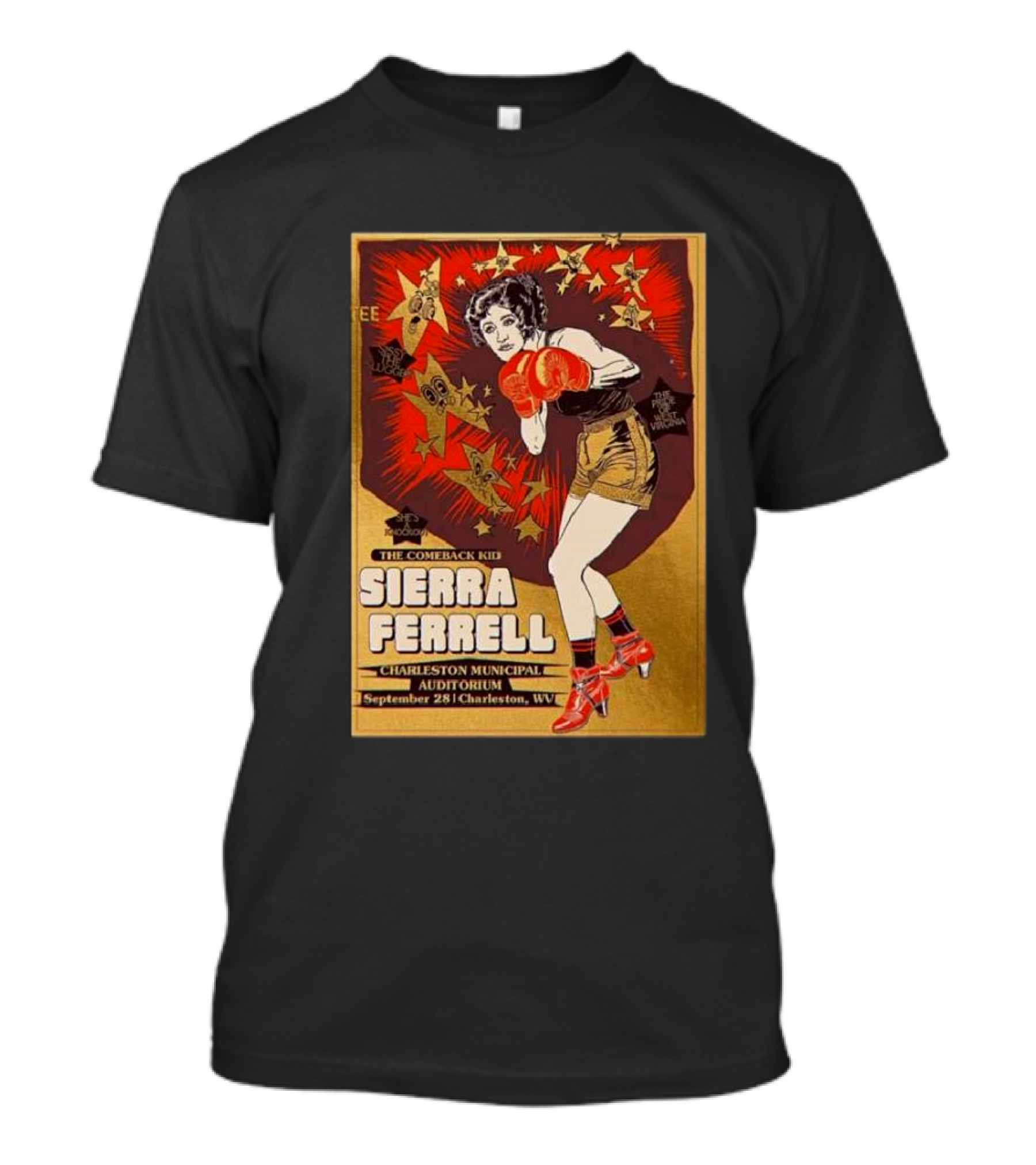 Sierra Ferrell The Comeback Kid Charleston Municipal Auditorium September 28 Charleston WV T-Shirt