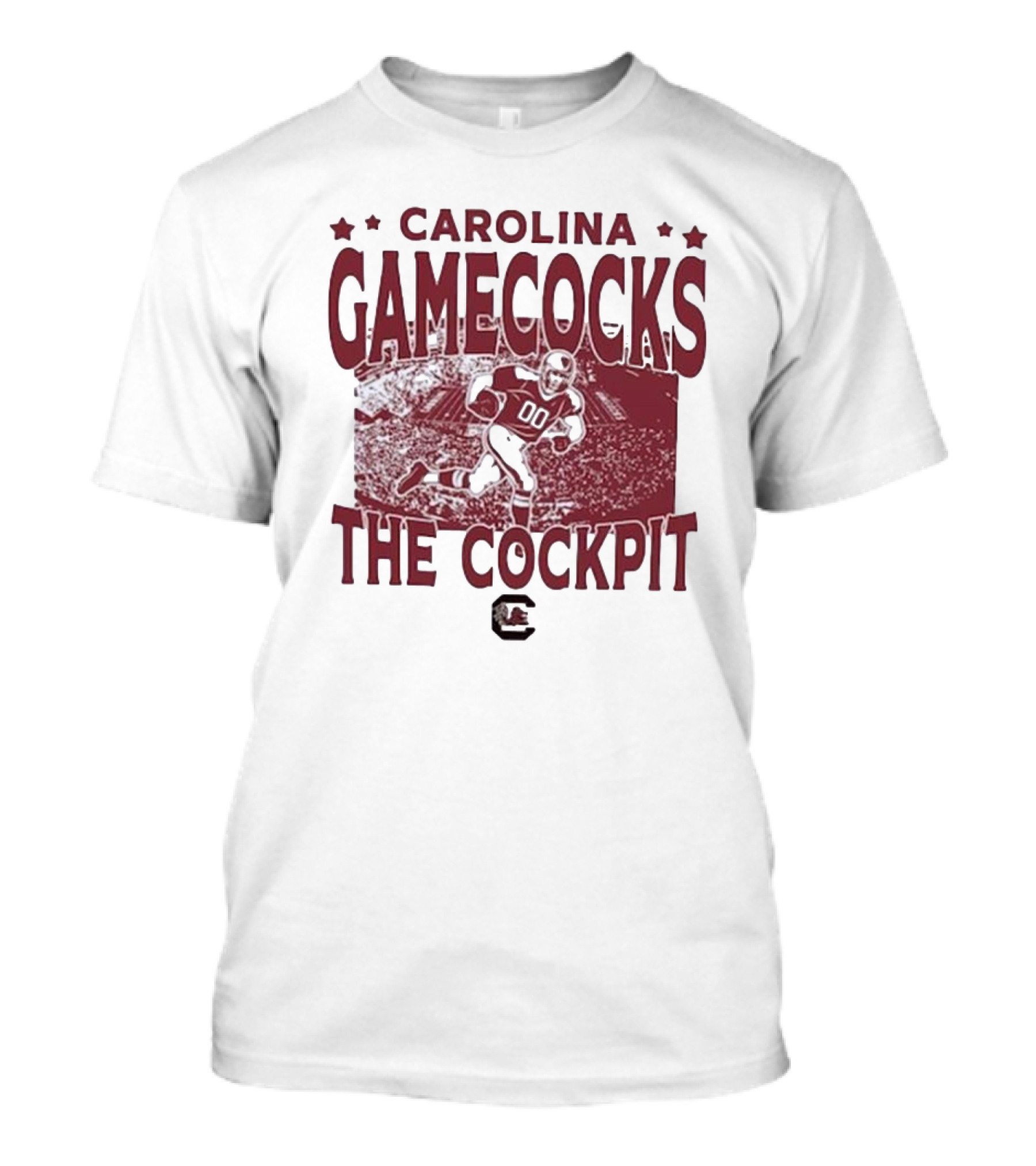 Carolina Gamecocks The Cockpit Vintage Stadium Football Scene T-Shirt