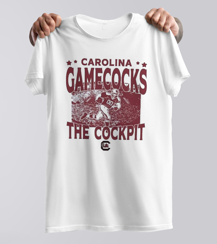 Carolina Gamecocks The Cockpit Vintage Stadium Football Scene T-Shirt