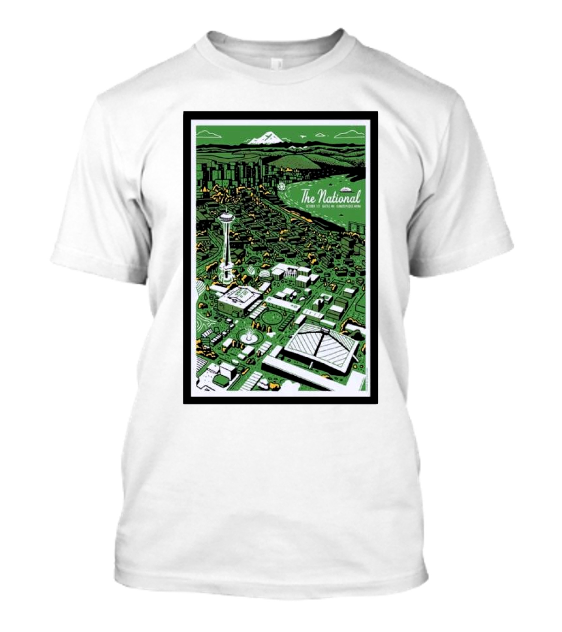 The National Live In Seattle October 1 2024 Climate Pledge Arena Tour T-Shirt