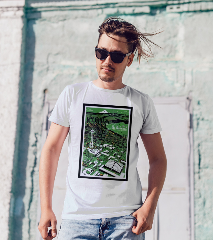 The National Live In Seattle October 1 2024 Climate Pledge Arena Tour T-Shirt