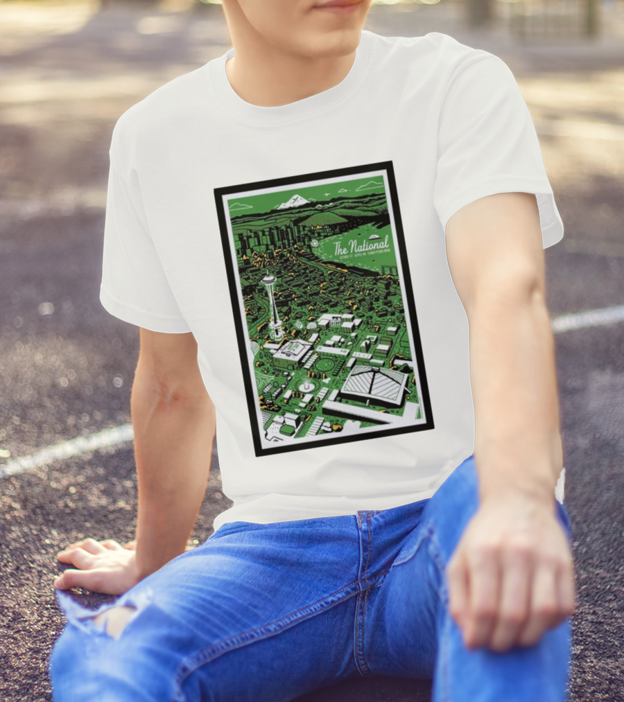 The National Live In Seattle October 1 2024 Climate Pledge Arena Tour T-Shirt