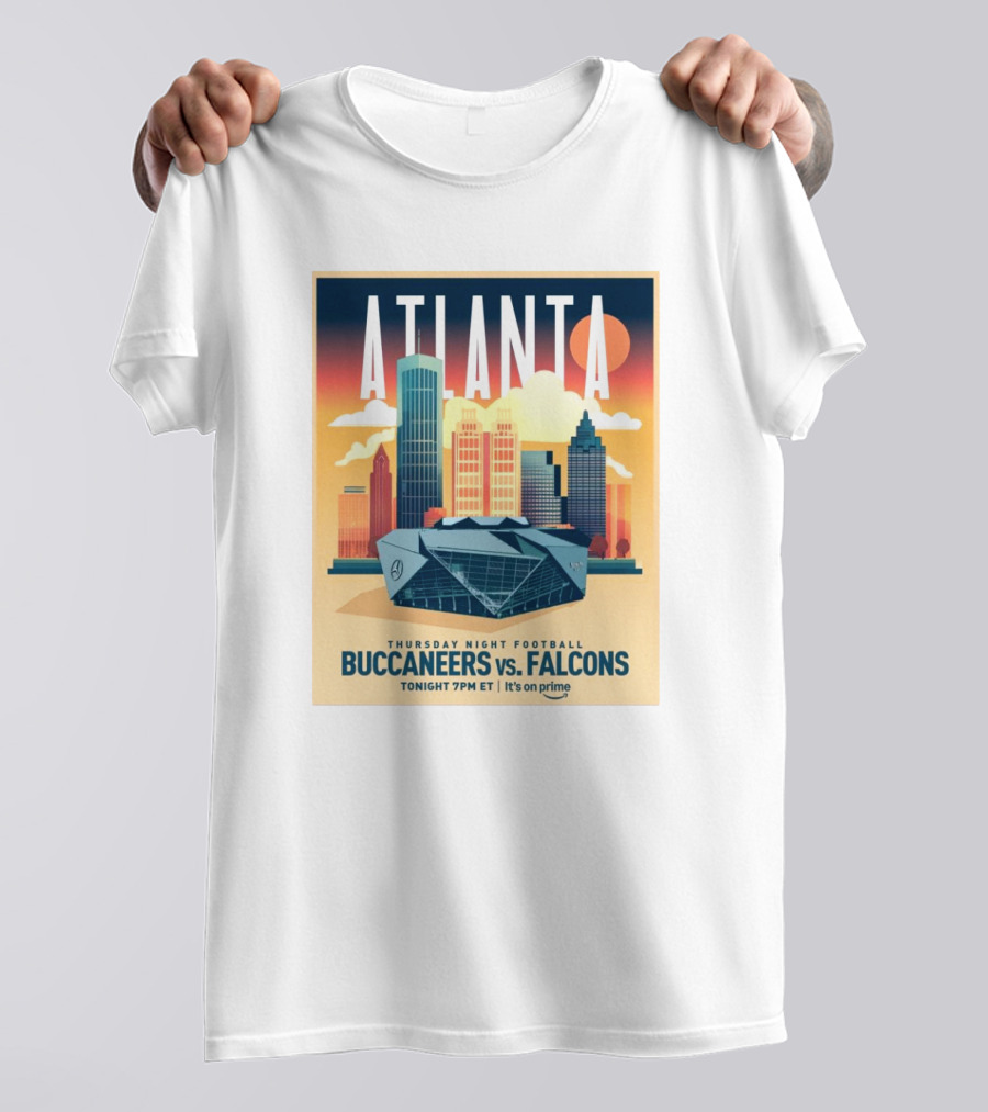 Atlanta Thursday Night Football Tampa Bay Buccaneers Vs Falcons Tonight 7PM ET Prime T-Shirt