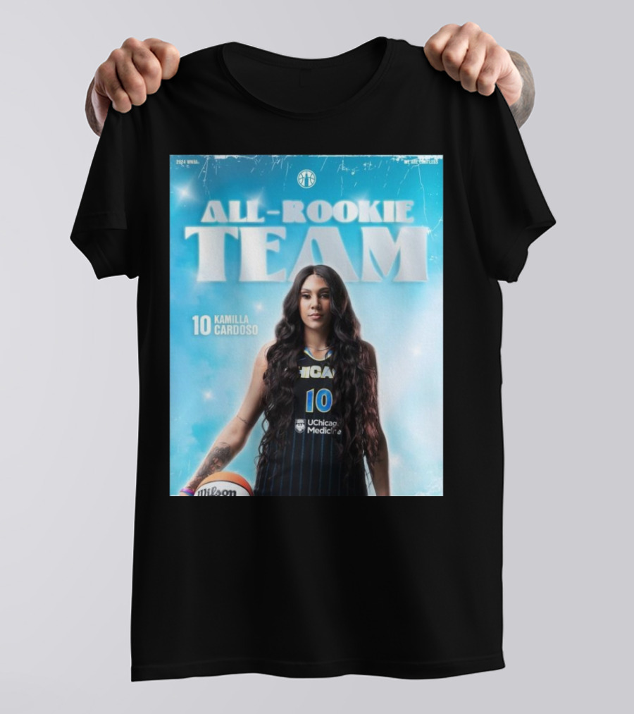 WNBA All-Rookie Team Chicago Sky Kamilla Cardoso T-Shirt