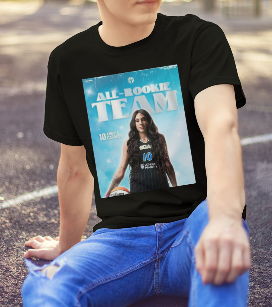 WNBA All-Rookie Team Chicago Sky Kamilla Cardoso T-Shirt