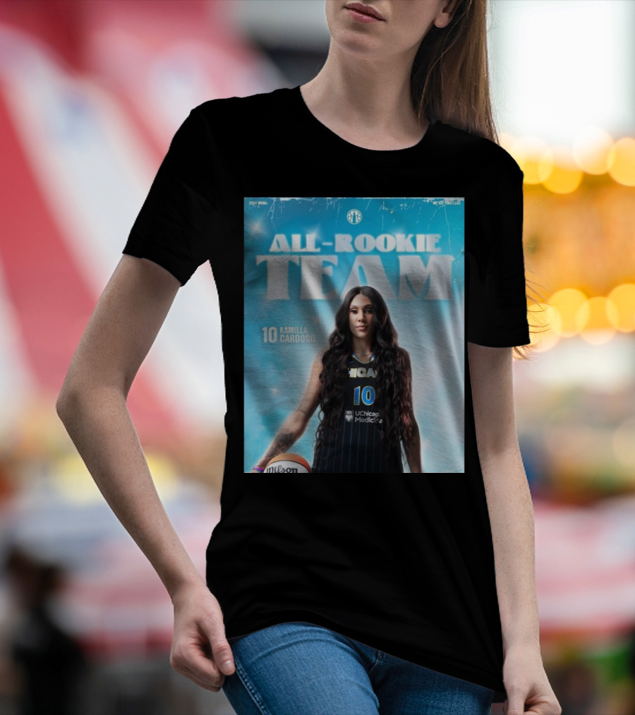 WNBA All-Rookie Team Chicago Sky Kamilla Cardoso T-Shirt