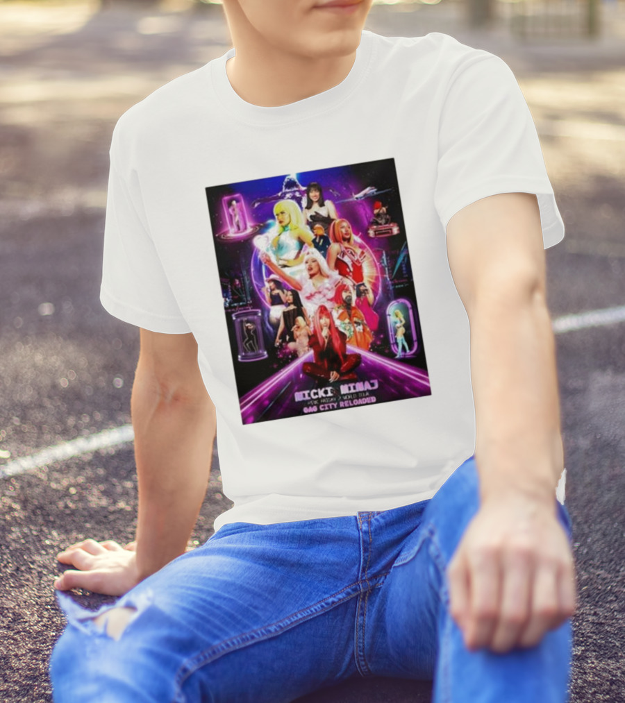 Nicki Minaj Gag City Reloaded World Tour Extravaganza T-Shirt