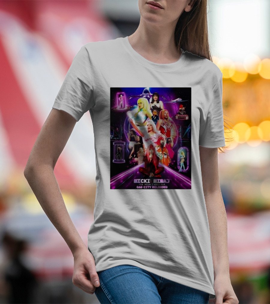 Nicki Minaj Gag City Reloaded World Tour Extravaganza T-Shirt
