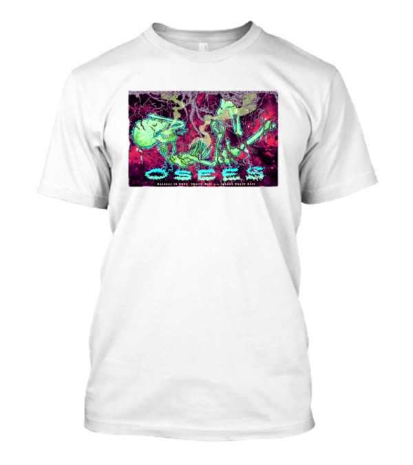 Osees October 19 2024 Thalia Hall Chicago IL Psychedelic Skeleton T-Shirt