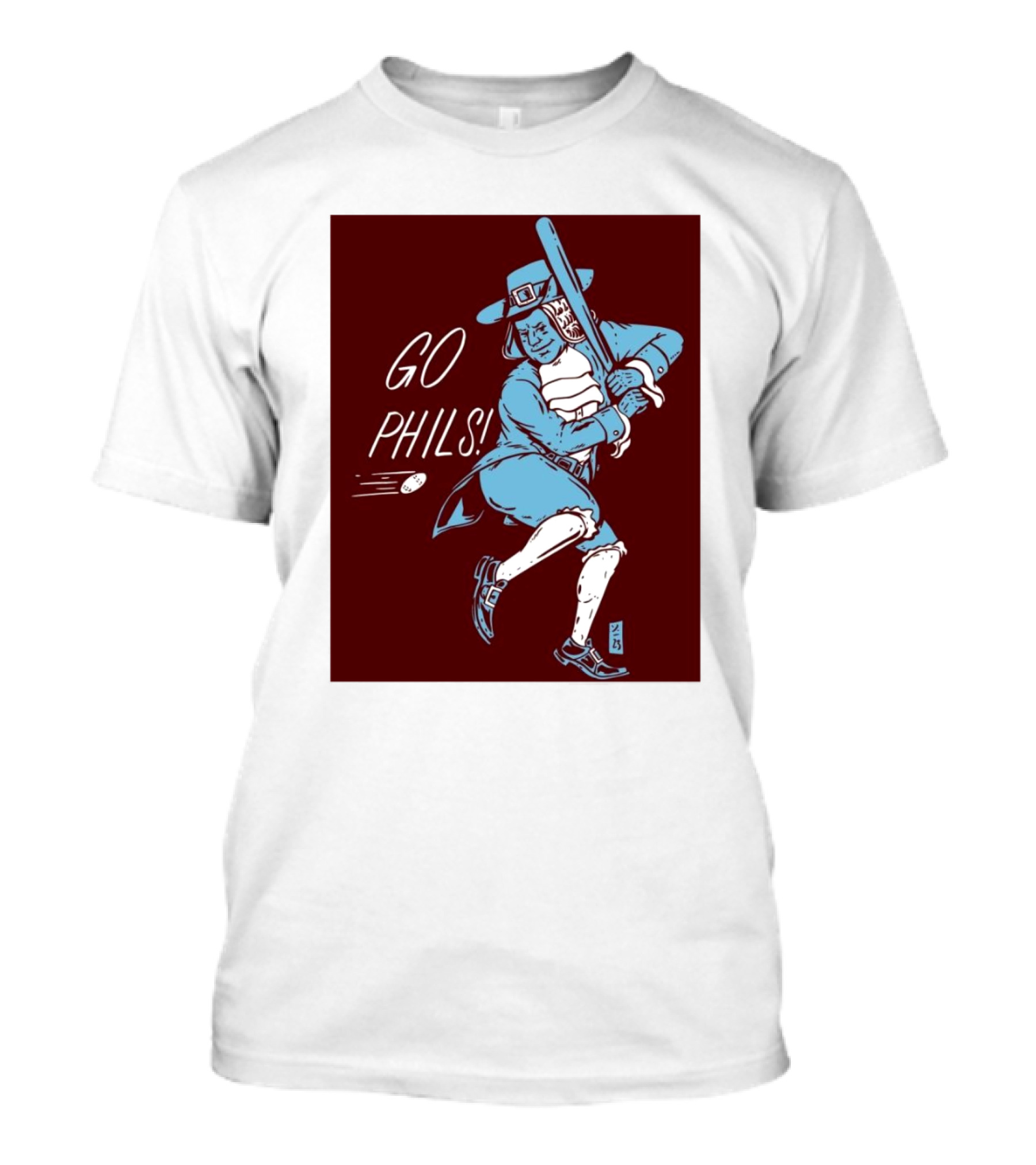 Go Phils Red October Philadelphia Phillies 2024 Baseball T-Shirt
