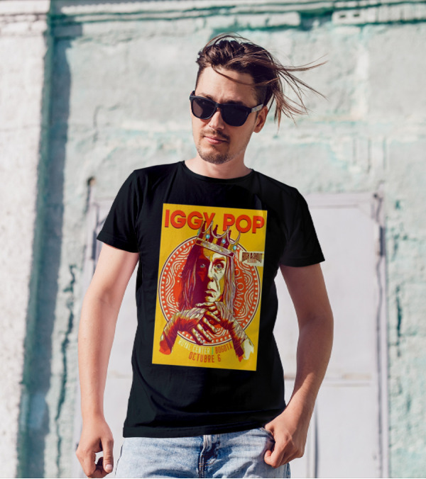 Iggy Pop Rock And Shout Sessions Royal Center Bogota Octubre 6 T-Shirt