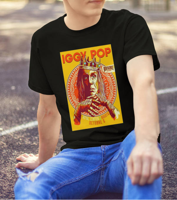 Iggy Pop Rock And Shout Sessions Royal Center Bogota Octubre 6 T-Shirt