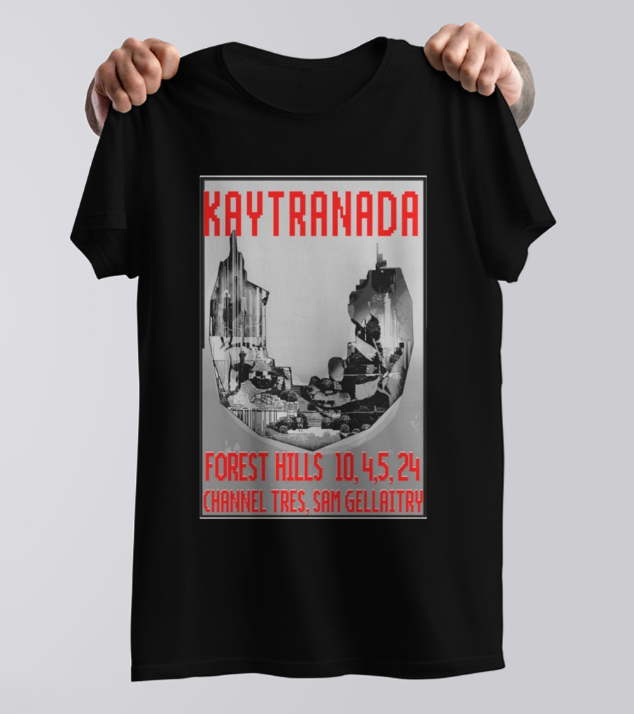Kaytranada Forest Hills 10, 4, 5, 24 Channel Tres Sam Gellaitry T-Shirt