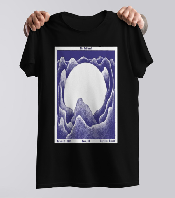 The National Napa CA The Meritage Resort October 5 2024 Tour T-Shirt