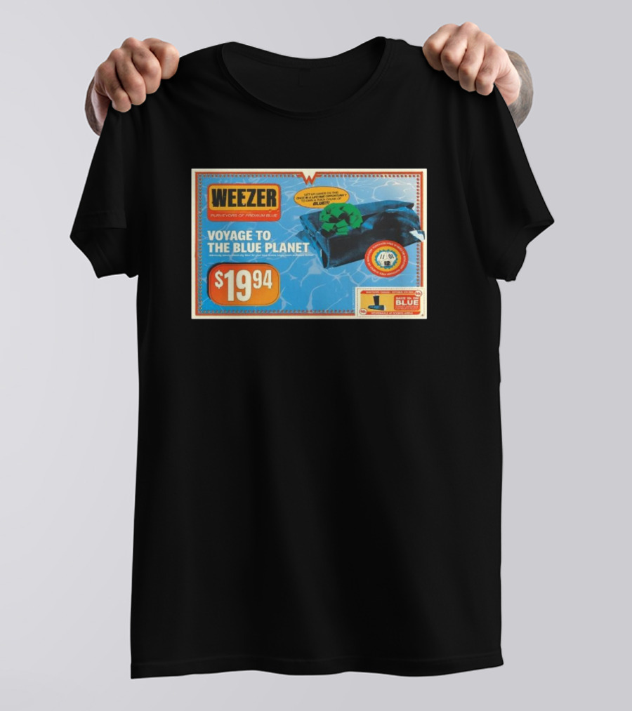 Weezer Voyage To The Blue Planet October 5 2024 Rogers Arena Vancouver BC T-Shirt