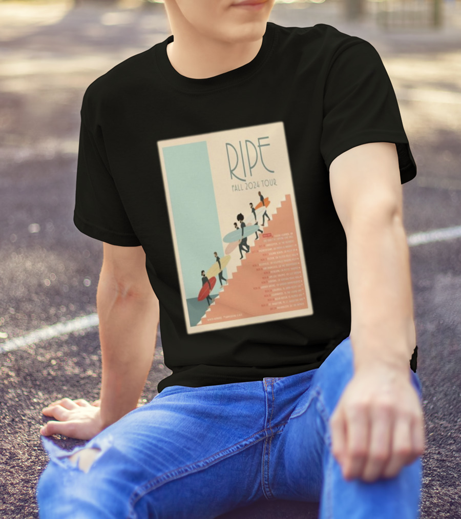 Ripe Fall 2024 Tour Vintage Surf Stairway T-Shirt