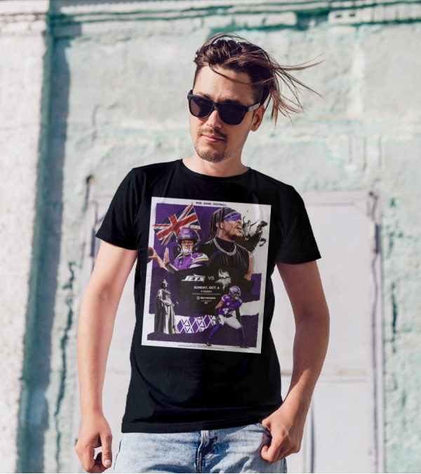 Rise Shine Football Minnesota Vikings Vs New York Jets Sunday October 6 2024 9:30AM NFL Network T-Shirt
