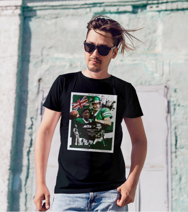 Rise Shine Football New York Jets Vs Minnesota Vikings Sunday October 6 2024 London Matchup NFL Network T-Shirt