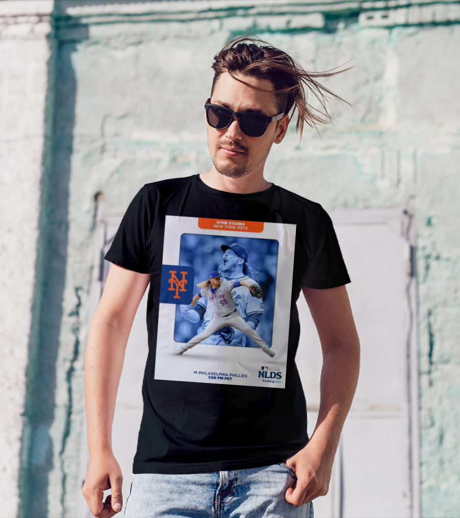 Ryne Stanek New York Mets Vs Philadelphia Phillies 2024 NLDS 1:08 PM PST T-Shirt