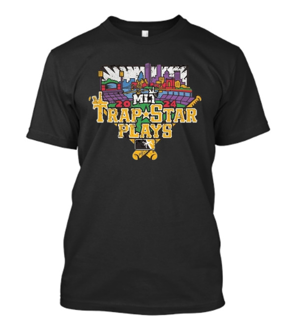 San Diego Padres MLT 2024 Trap Star Plays Skyline Baseball T-Shirt