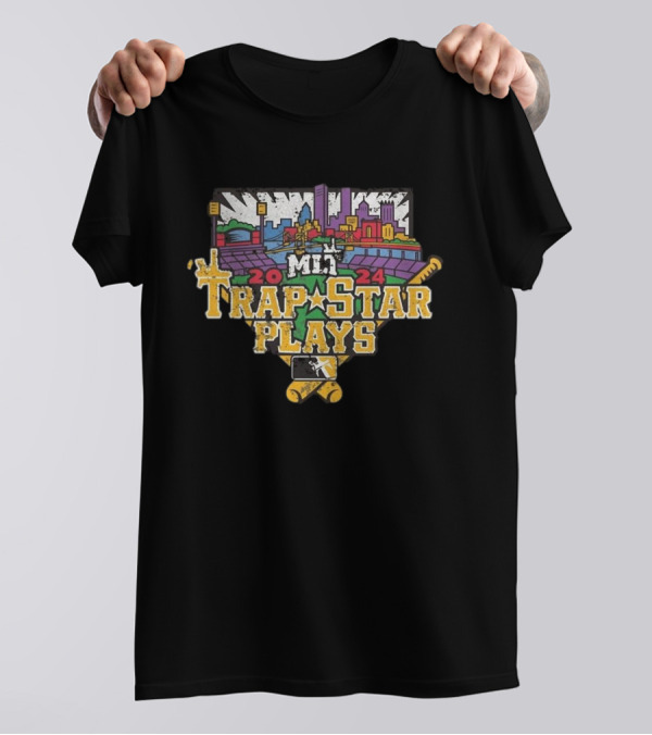 San Diego Padres MLT 2024 Trap Star Plays Skyline Baseball T-Shirt