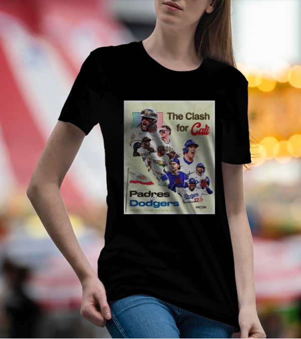 The Clash For Cali Padres Vs Dodgers National League Division Series T-Shirt